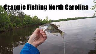 Crappie fishing at Lake Cammack North Carolina