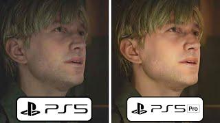 Silent Hill 2 Remake PS5 vs PS5 Pro Graphics Comparison