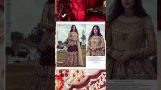 Heavy embroidery Pakistani style bridal wear Suits. #shorts #youtubeshort #pakistanistyle #bridal