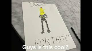 Peely drawing #fortnite #peely