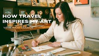 How My Travels Inspire My Art | A Glimpse Inside My Studio & Creative Process ️