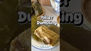 Millet Dumpling #recipe #food #millet #zongzi #dumplings #chinesefood #cooking #dragonboatfestival