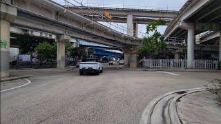 4K South Side Of Downtown Miami , Fall Cycling Virtual Travel Tour , Miami Florida , November 6 2024