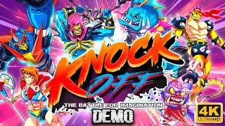 Knock Off: The Battle for Imagination - - gameplay - Demo  - 4k - pc - sin comentarios