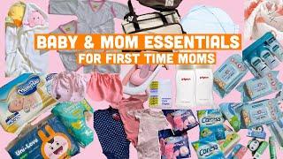 SHOPEE HAUL: Newborn and Mom Essentials for First Time Moms [budgetarian mom 2022]