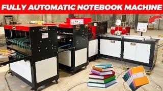 Full Automatic Notebook Making Machine  | Notebook Making Machine Price | Notebook Business