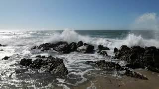 Experience Nature's Power: Stunning Coastal Scene in Portugal - 4K UHD