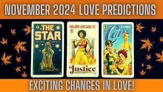 NOVEMBER 2024 LOVE PREDICTIONS|CHARM|TAROT PICK A CARD