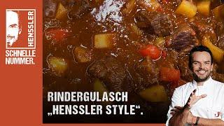 Schnelles Rindergulasch Rezept von Steffen Henssler