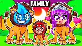 Having a LION FAMILY With MY GIRLFRIEND in Roblox!