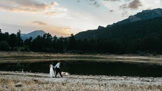 Getting Married at Sunset in Rocky Mountain National Park / Colorado Elopement Videographer