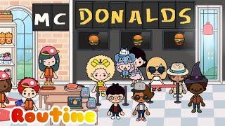 McDonald's Routine | TOCA Life World | Toca Boca