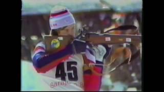 EIRIK KVALFOOSS Sarajevo 1984 Biathlon 10km Sprint