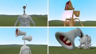 WEIRD MEGAPHONES AND MEGAHORNS COMPILATION!! Garry's Mod [Leovincible Siren Heads]