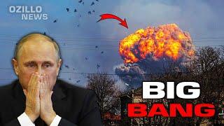 Nightmare for the Kremlin! Ukraine Shakes the World with Giant Ammunition Explosion in Tavriia!