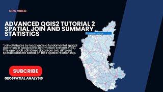 Advanced QGIS2 Tutorial 2 || Spatial Join and Summary Statistics