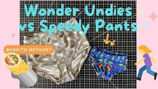 Waves & Wild Speedy Pants versus Wonder Undies | Burrito Method | Gussets