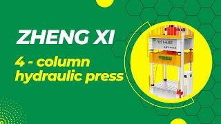 4 column Hydraulic Press Working Video