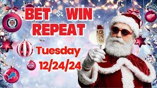 Bet-Win-Repeat with Detroit Lenny Picks and Parlays Tuesday 12/24/24