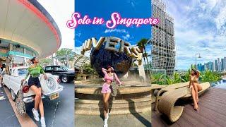 Solo Trip to Singapore Vlog 3 | Universal Studios 