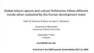 Global inland capture and culture finfisheries follow different trends when evaluated by HDI