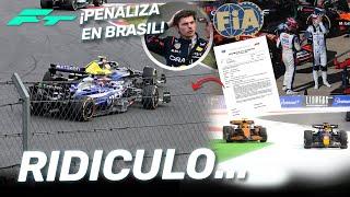 ¡¡VERGONZOSO!! La RIDICULA SANCION a COLAPINTO y FIA PAGA DEUDAS a VERSTAPPEN… ¡VOLVERA a PENALIZAR!