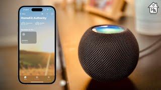 First look at HomePod Mini temperature and humidity sensors in HomeKit in iOS 16.3