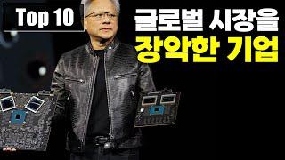 믿기 힘든 시장점유율로 세계를 지배하는 주요 기업 Top 10