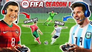 Ronaldo and Messi Playing FIFA! (FULL SEASON 1)