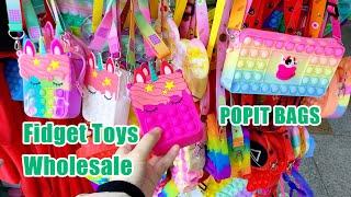 Fidget Toys Wholesale, Popit Purse, Fidget Bags, Popit Backpack Wholesale