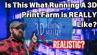 I STARTED A PRINT FARM! (totally for real and not in a video game)