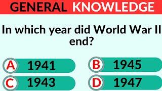 20 Hard General Knowledge Questions with Answers and Multiple-Choice Options