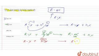 To form alkane isonitrile, alkyl halide is reacted with: