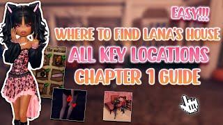 WHERE TO FIND LANA'S CHILDHOOD HOME & ALL KEY/ ITEM LOCATIONS (DRESS TO IMPRESS HALLOWEEN UPDATE) 