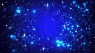 blue sparkle celebration glitter particles lights background video effects