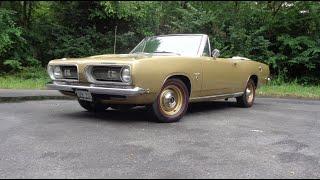 1968 Plymouth Barracuda 340 Formula S Convertible in Gold & Ride on My Car Story with Lou Costabile