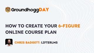 How to Create Your 6 Figure Online Course Plan