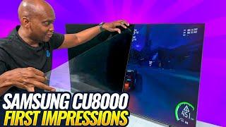 (Filmed In HDR) Samsung CU8000 Unboxing And Impressions | Crystal UHD 4K Television