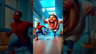  Spider-Man left the Hospital 🫣 Avengers Evolution  #shorts #marvel #avengers #spiderman