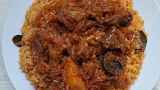 How to cook Sierra Leone Jollof Rice. Yummy!