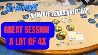 ULTIMATE TEXAS HOLD 'EM ! SEP 9TH 2024 GREAT SESSION