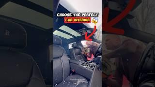 Choose the Perfect Car Interior  #shorts #car #automobile #interiordesign