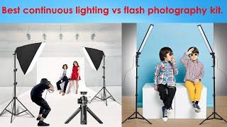 Best continuous lighting vs flash photography kit. | Top 5 | 2024