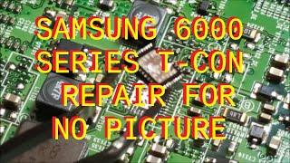 Samsung UN60EH6000 Series T-Con Repair BN95-00628