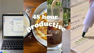 48 hour productive study vlog!  - stressing days of a stem student ‍ - philippines