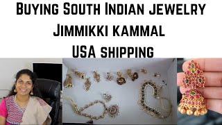 Buying South Indian Jewelry | Jimmikki Kammal | USA Shipping