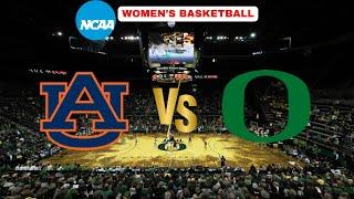 Auburn Tigers VS Oregon Ducks | NCAA Women's Basketball Live Scoreboard