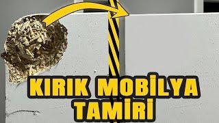 Kırık Mobilya Tamiri | EN SAĞLAM YÖNTEM | Noodle ve Karbonat ile TAŞ GİBİ OLDU