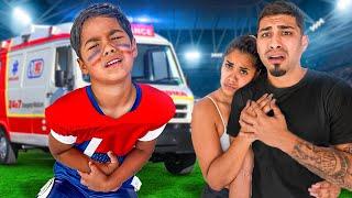 Zakyius Got HURT Playing FOOTBALL