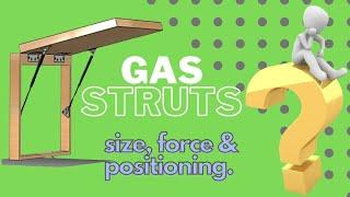 How to calculate a Gas Strut ! Length - Force - Position all DIY !!!